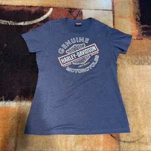 Navy Blue Harley-Davidson Graphic Tee 2XL